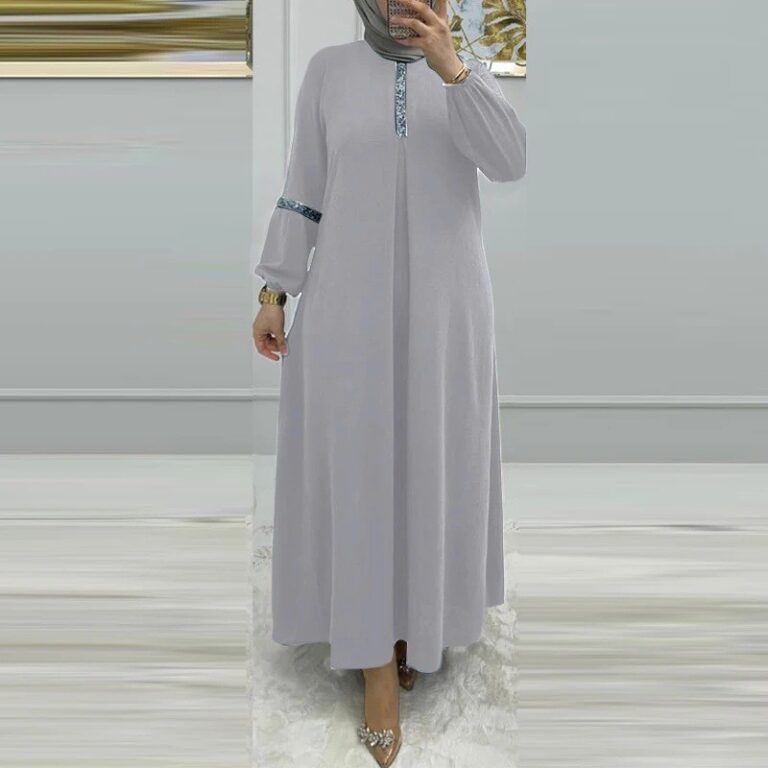 Robe Abaya à manches longues