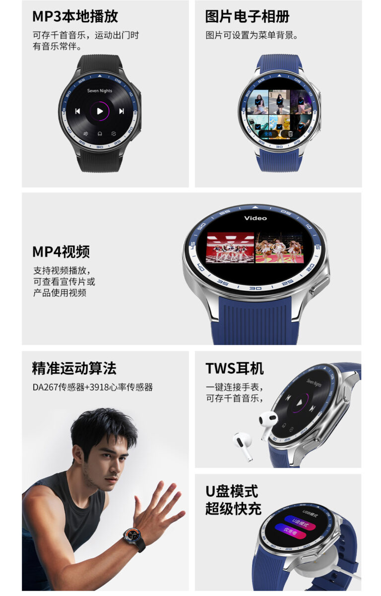 DT Watch X montre intelligente 4G