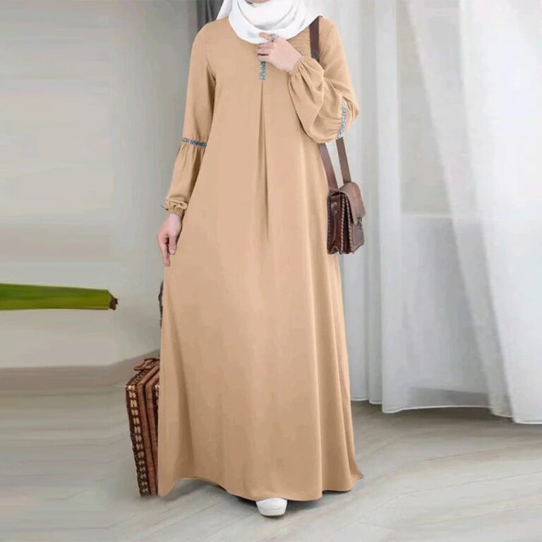 Robe Abaya à manches longues