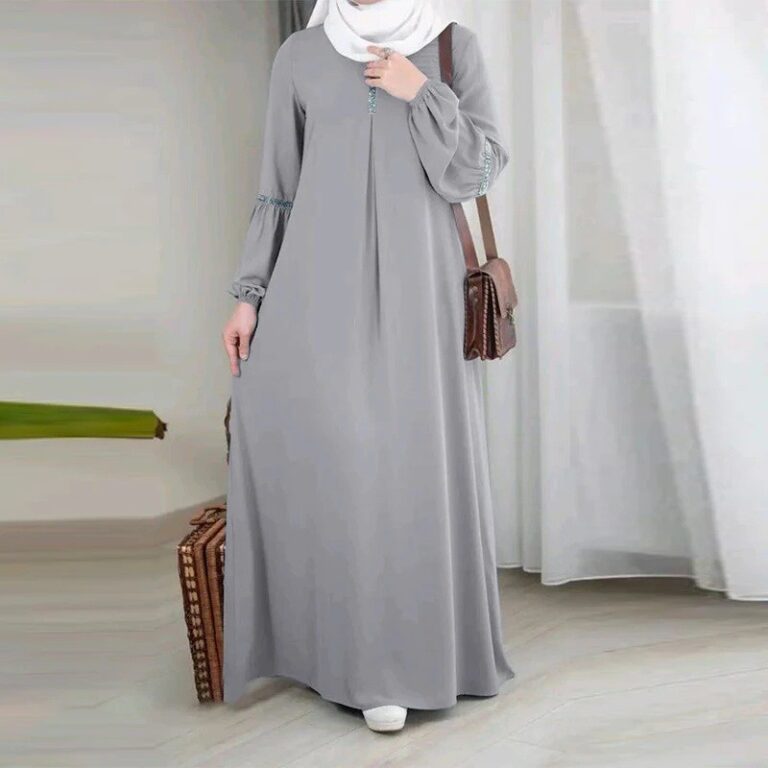 Robe Abaya à manches longues