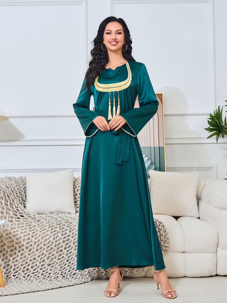 Abaya robe en laine
