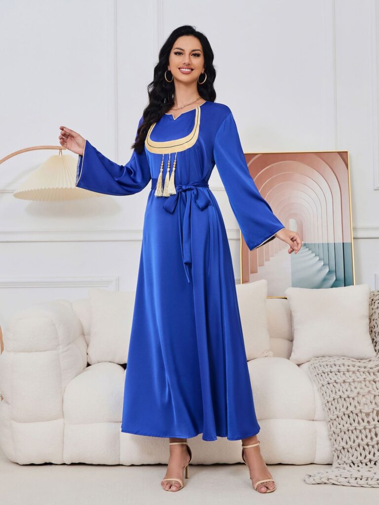 Abaya robe en laine
