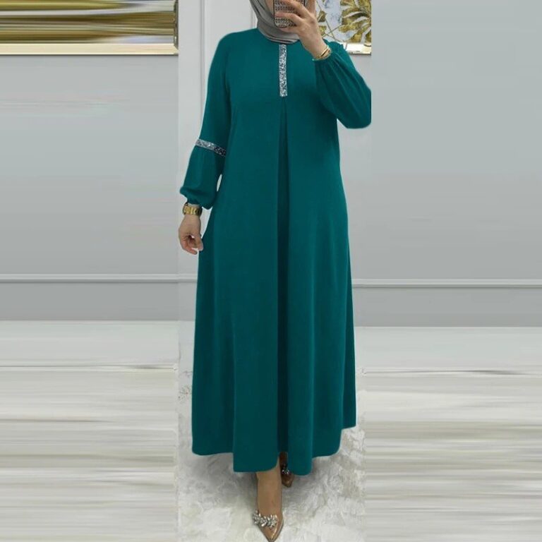 Robe Abaya à manches longues