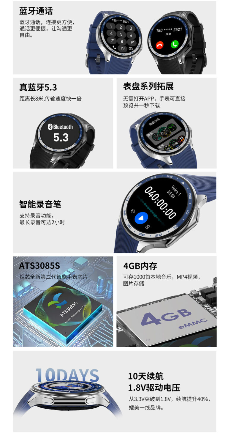 DT Watch X montre intelligente 4G