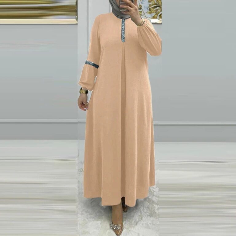 Robe Abaya à manches longues