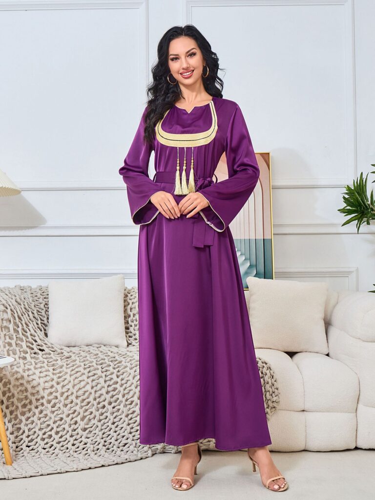 Abaya robe en laine