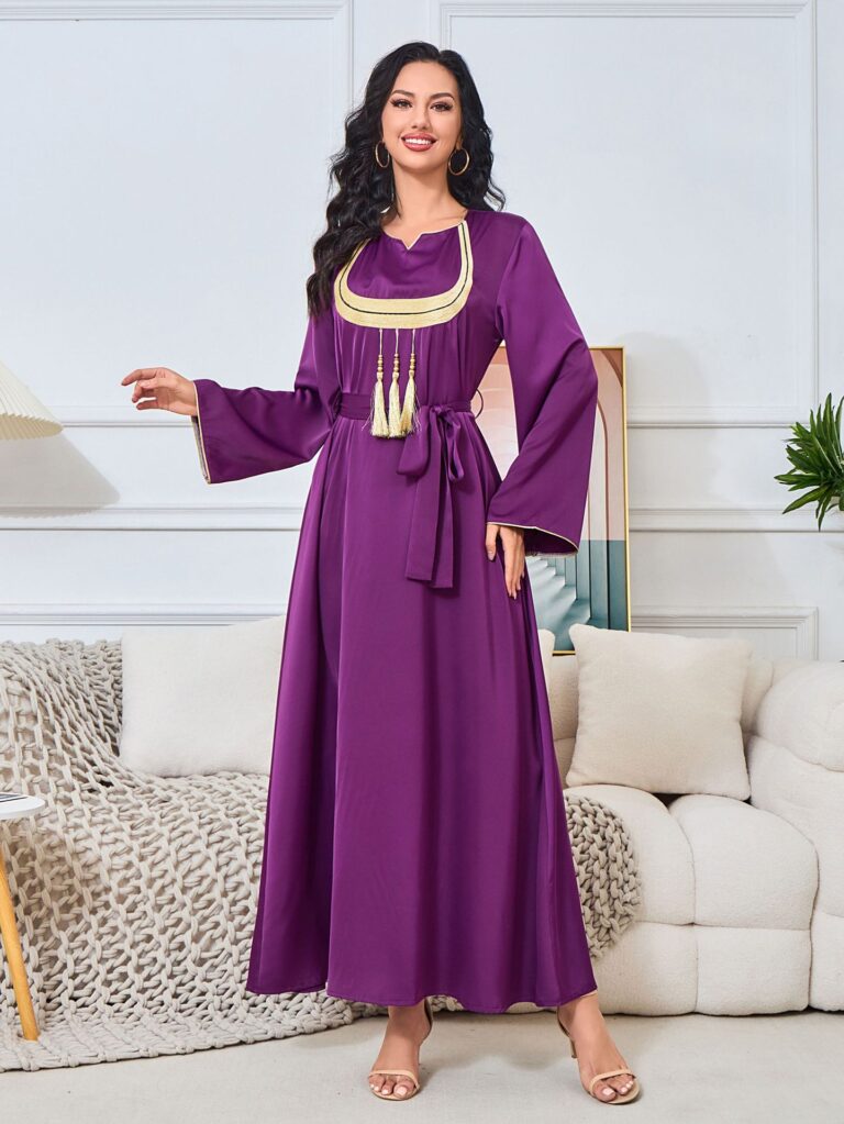 Abaya robe en laine