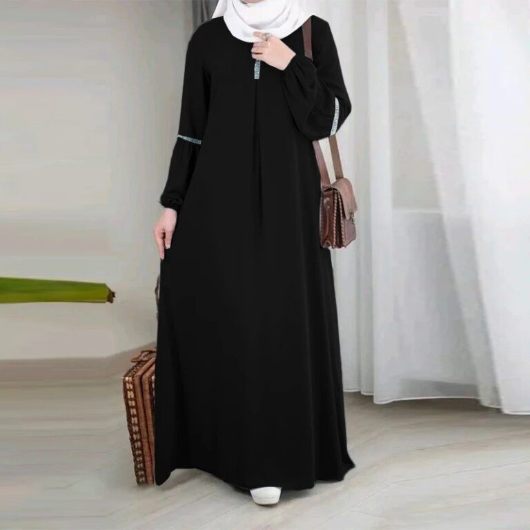 Robe Abaya à manches longues
