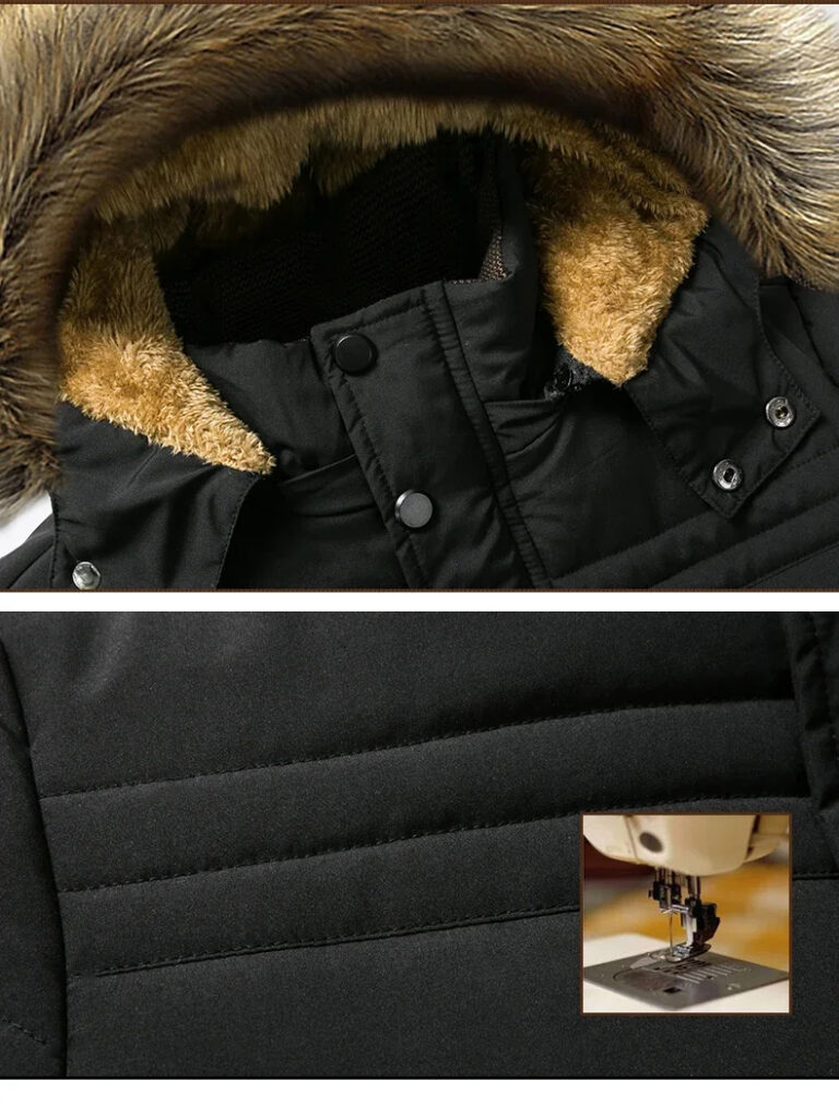 Parka imperméable à capuche