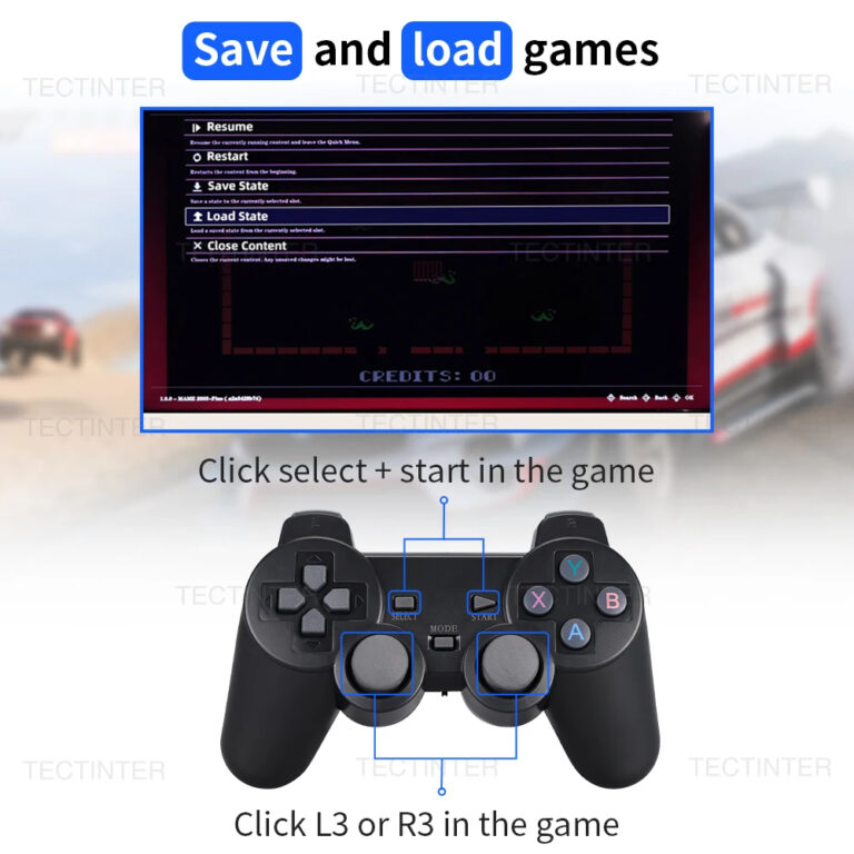 Console de jeu vidéo HD