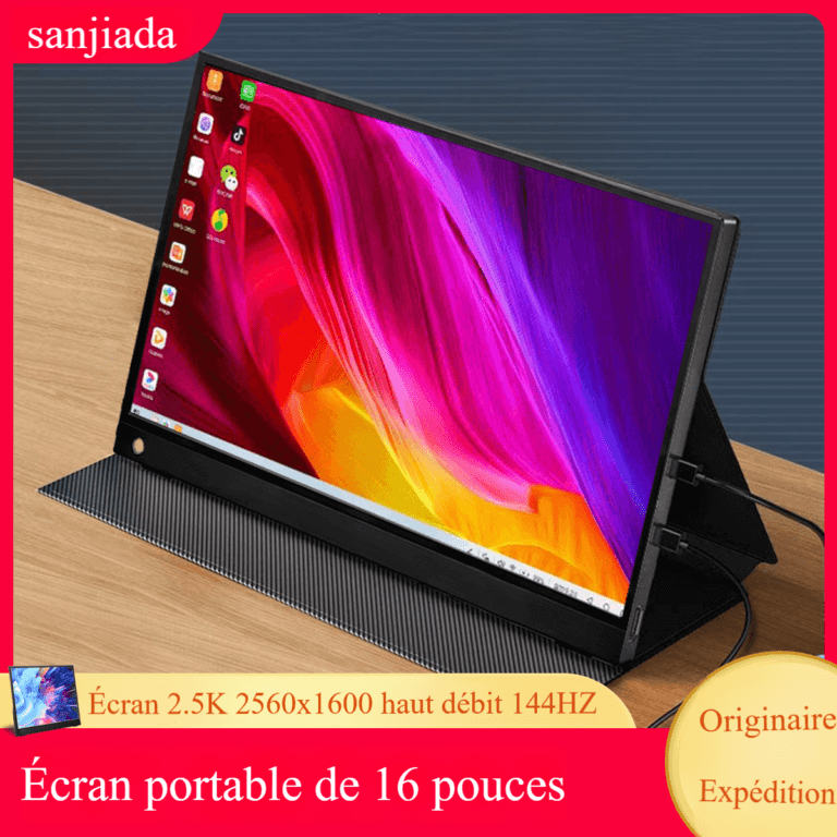 Moniteur portable écran tactile