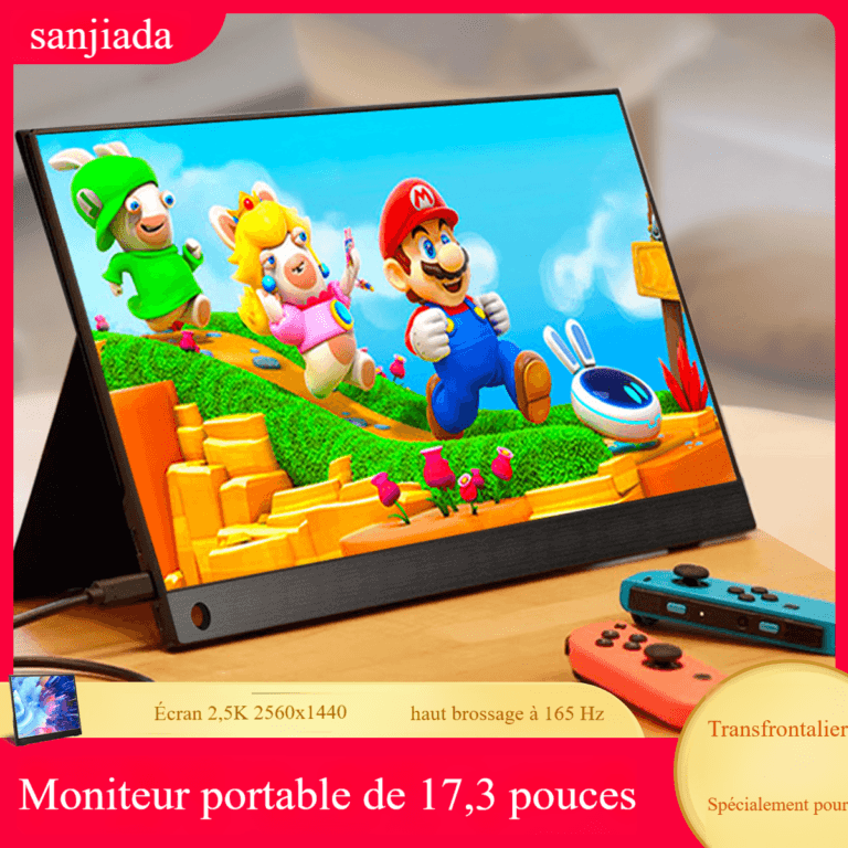 Moniteur portable écran tactile