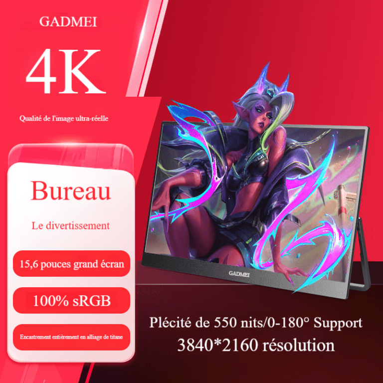 Moniteur portable Écran tactile 4K