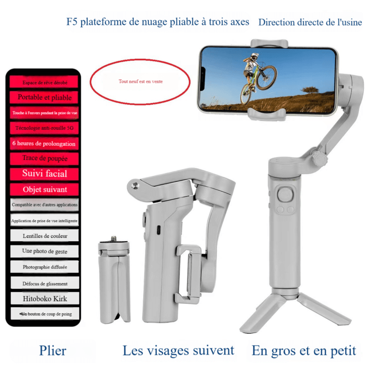 Stabilisateur portable trois axes F6
