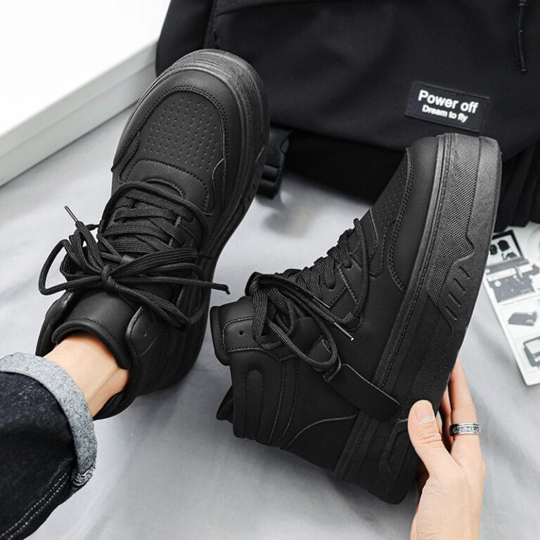 Chaussures à semelles épaisses pour hommes