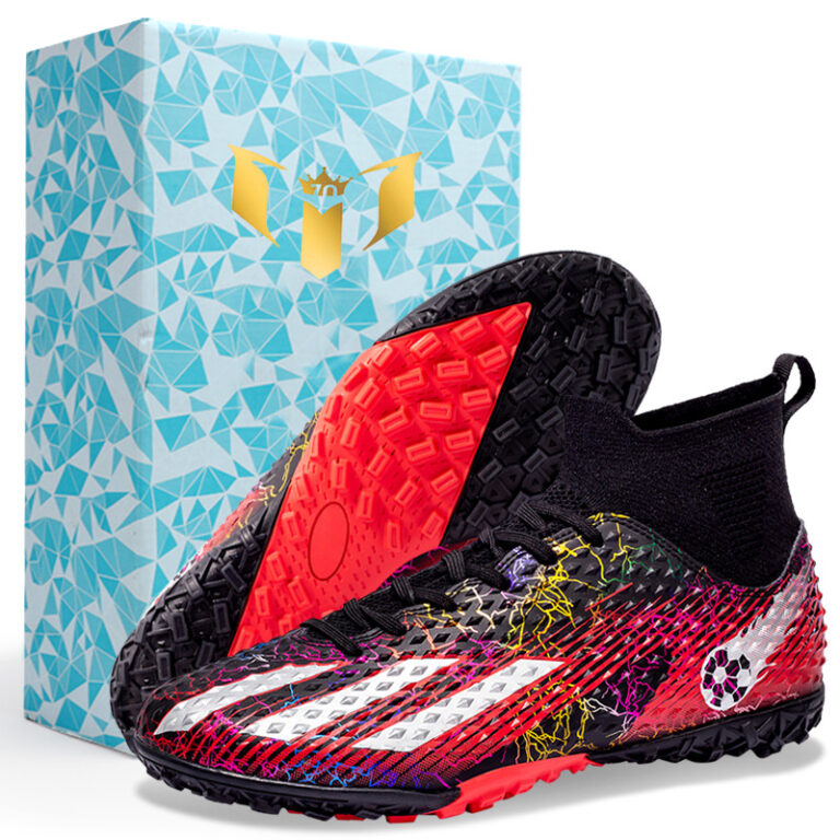 Chaussures de football montantes et respirantes