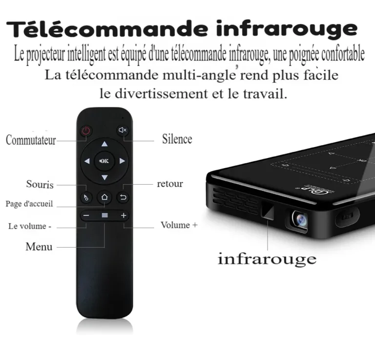 4K Android micro projecteur intelligent