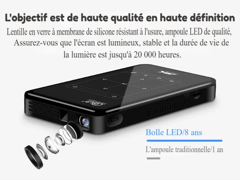 4K Android micro projecteur intelligent