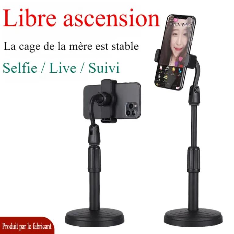 Support télescopique de téléphone portable