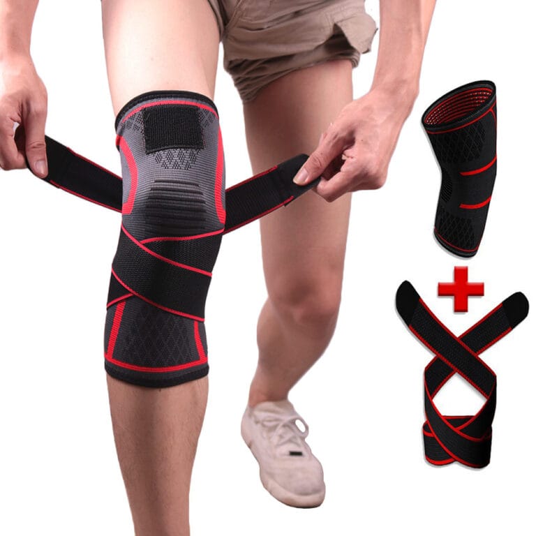 Genouillères de sport tricotées