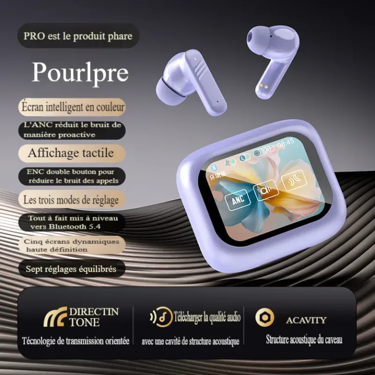 Ecouteur antibruit à écran tactile