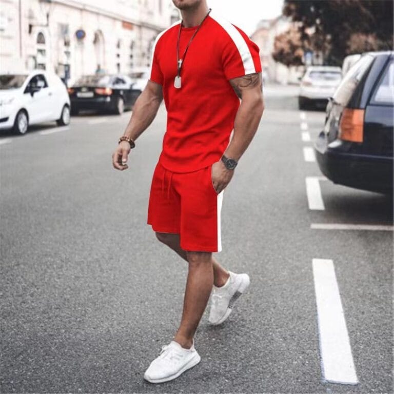 Ensemble de deux pièces pour hommes a la mode