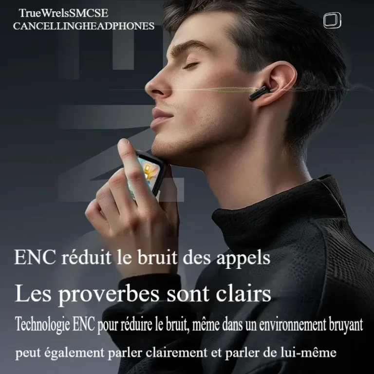 Ecouteur antibruit à écran tactile