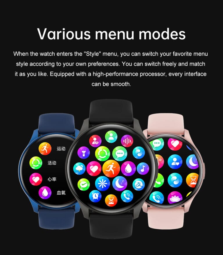 Montre intelligente ZW60 1.43 AMOLED