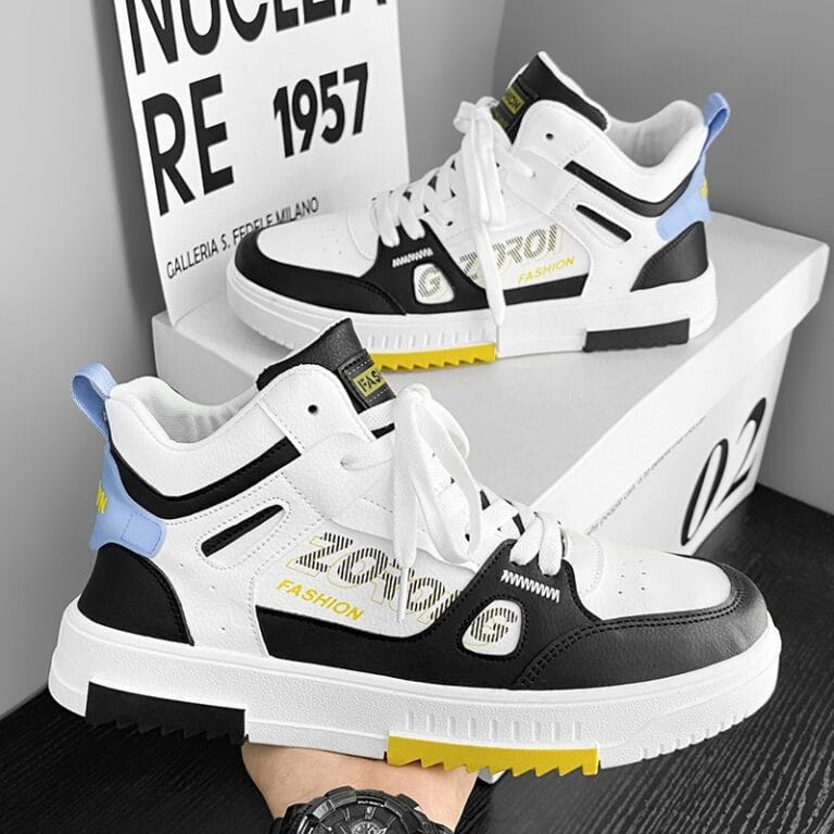 Nouvelles Baskets Décontractées Hautes À La Mode