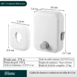 Câble métallique blanc de 4,3 m