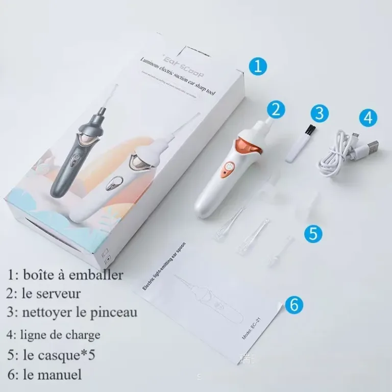 Nettoyant de cérumen lumineux