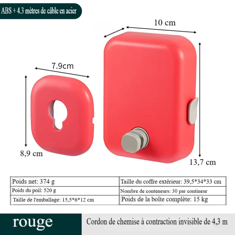 Corde à linge invisible