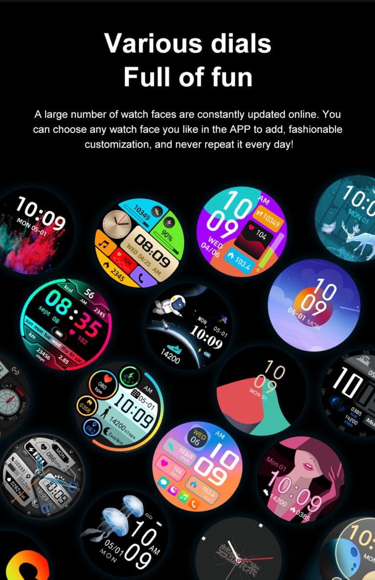 Montre intelligente ZW60 1.43 AMOLED