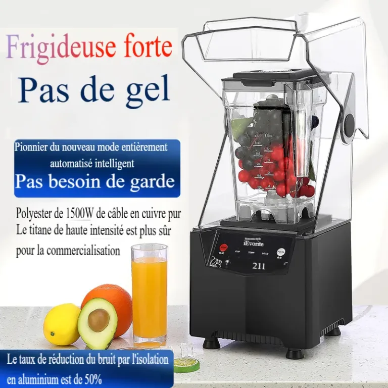 Machine à smoothie silencieuse et automatique