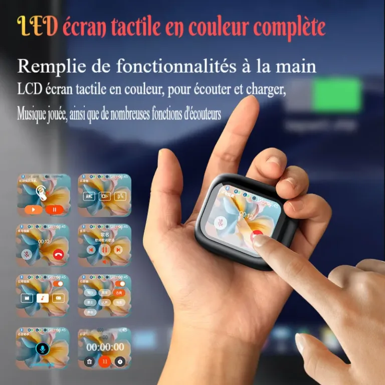 Ecouteur antibruit à écran tactile