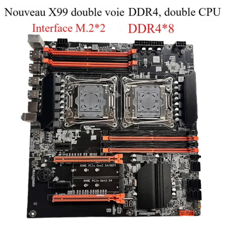 Nouvelle carte mère double canal X99 CPU