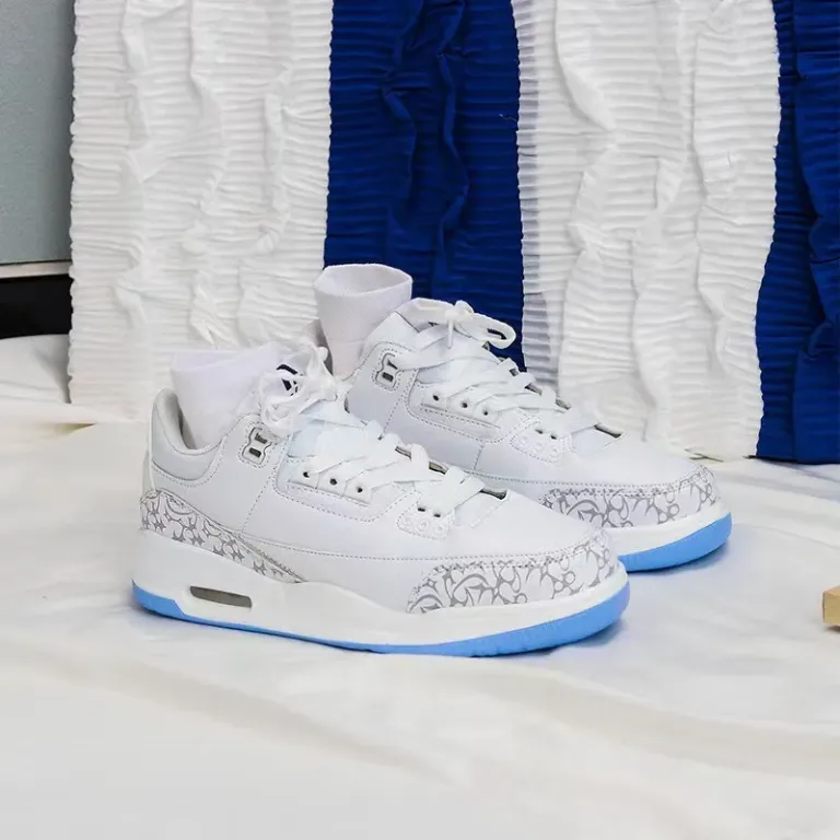 Chaussures blanches à coussin d'air