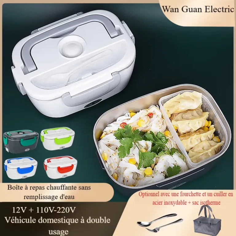 Boîte à lunch électrique domestique en acier inoxydable