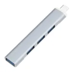 Type-C vers 4USB avec argent clair