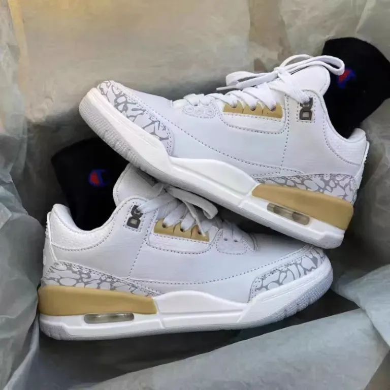 Chaussures blanches à coussin d'air