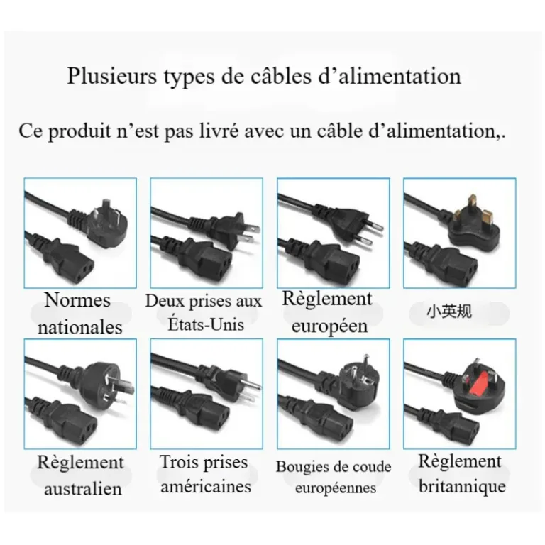 Adaptateur d'alimentation multifonction type C