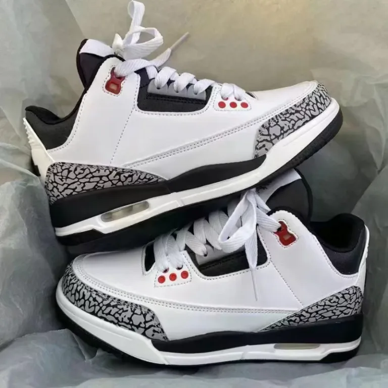 Chaussures blanches à coussin d'air