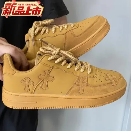 Baskets décontractées couleur blé