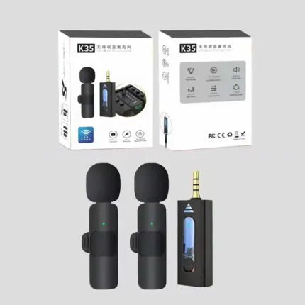 Microphone d'enregistrement cravate sans fil K35