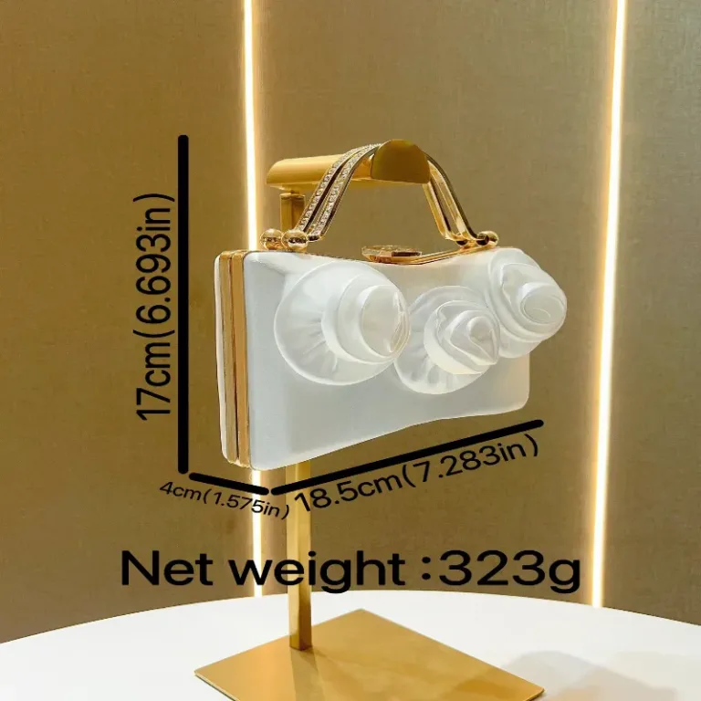 Nouveau sac à main en diamant pochette en soie