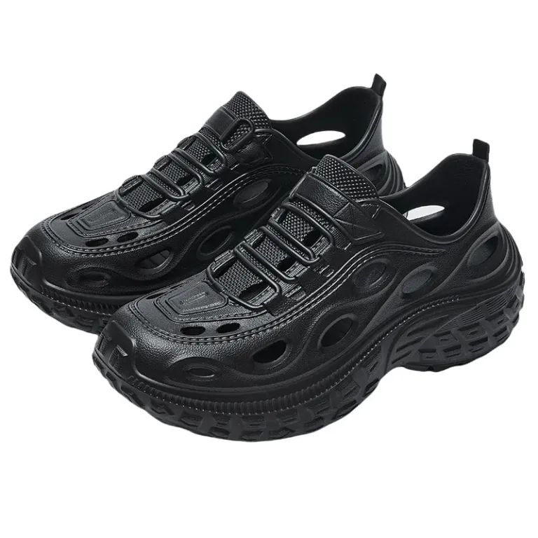 Chaussures de sport EVA à trous pour hommes