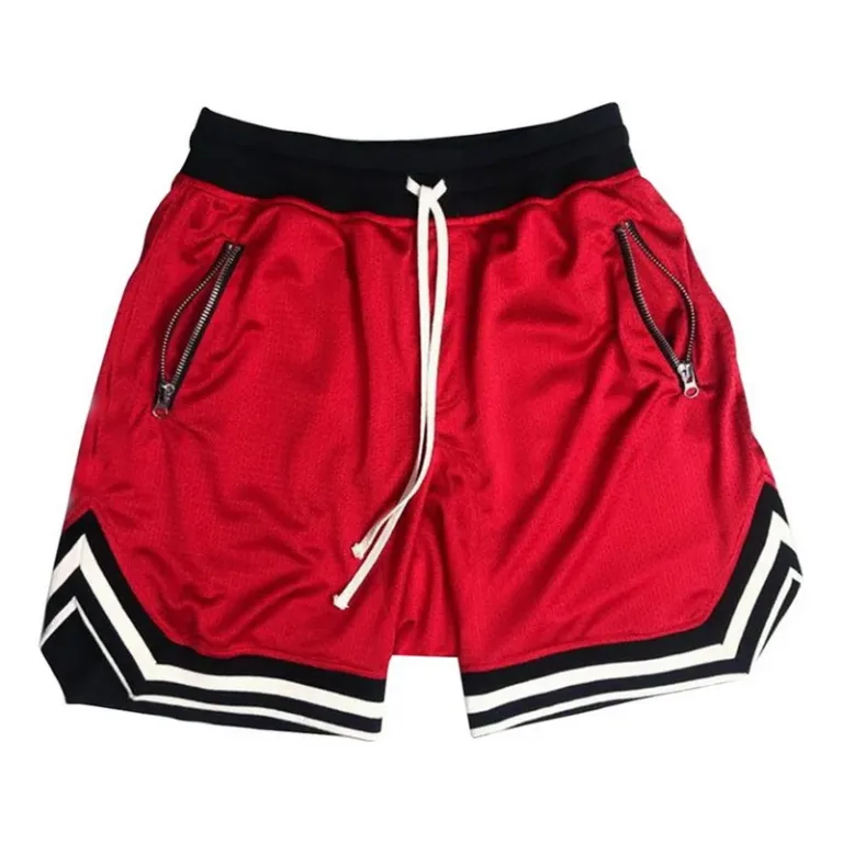 Short d'entraînement en maille fine pour homme