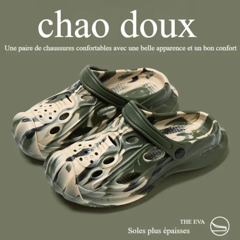 Chaussures à  Eva Baotou avec trous pour hommes