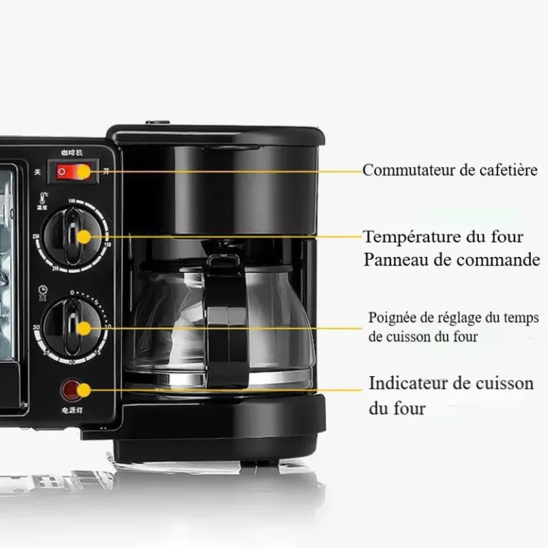 Machine à petit-déjeuner 3 en 1