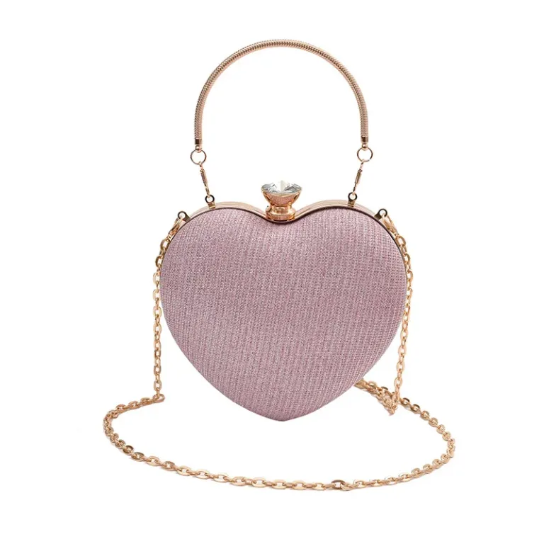 Sac sacoche bandoulière tendance en forme de cœur